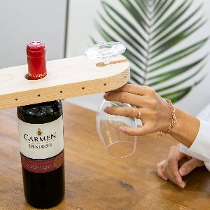 나무별셋 (와인 및 와인잔 거치용 조명등_무선)